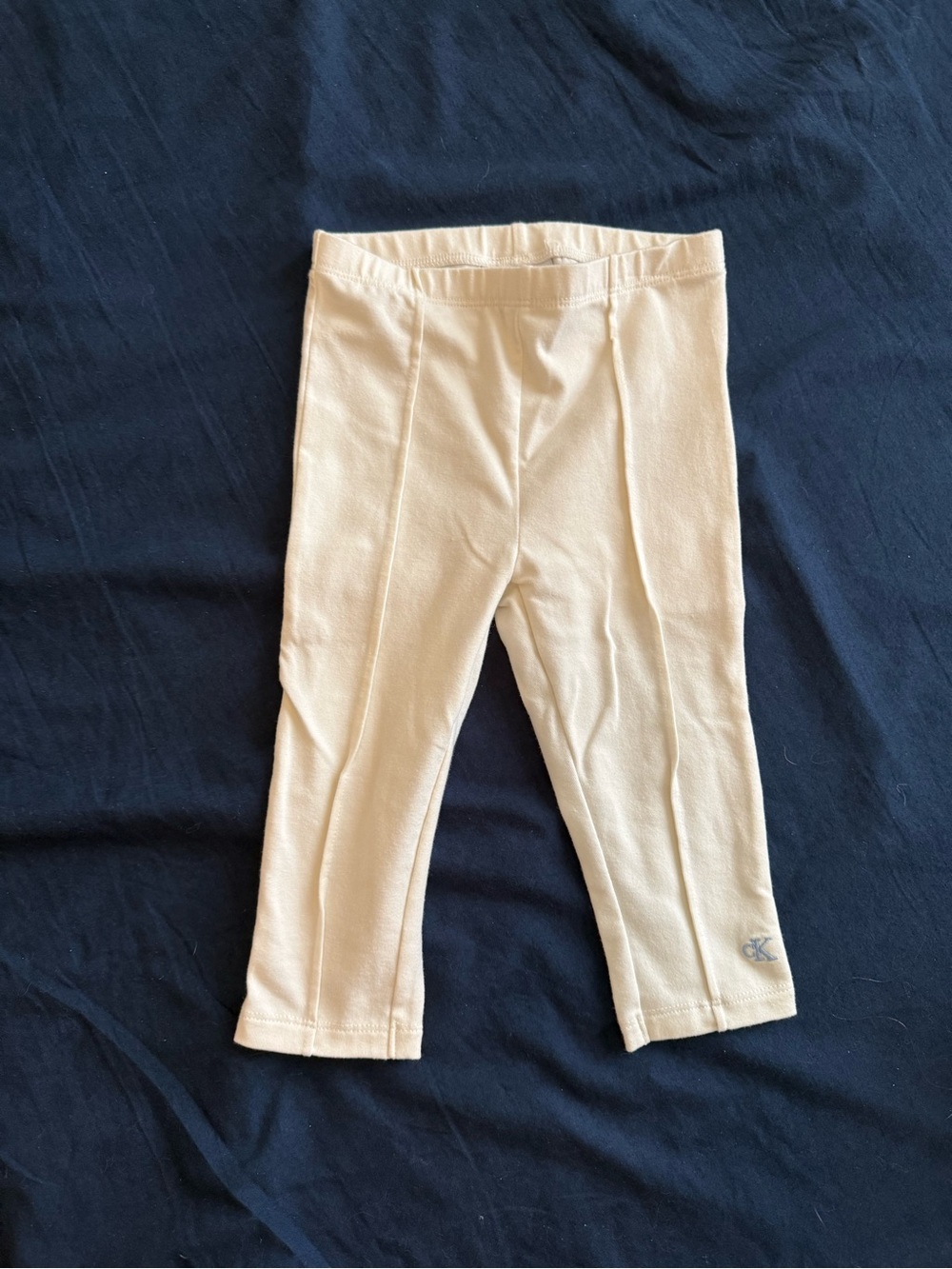 Calvin Klein Jeans Cream Girls' Leggings